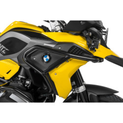 Gmole górne ze stali nierdzewnej, czarne, do BMW R1250GS/ R1200GS (2017-)