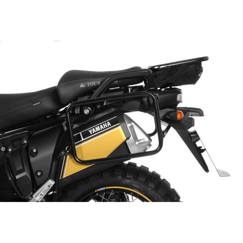 Stelaż kufrów bocznych ze stali nierdzewnej, czarny do Yamaha XT1200Z / ZE Super Ténéré