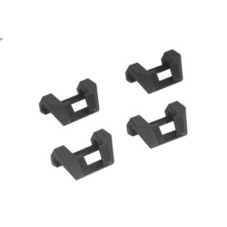 Uchwyty ZEGA do pokrywy kufra, zestaw 4 sztuk, na 20 mm pasy
