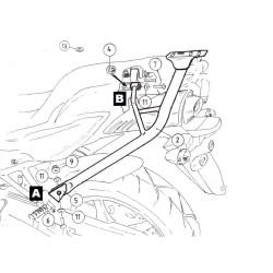 Stelaż Hepco&Becker Alurack do Yamaha FZ 6 / Fazer [2004-2006]