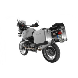 System kufrów bocznych ZEGA Pro Aluminium 38/45 l ze stelażem ze stali nierdzewnej do BMW R1150GS/R1150GS Adventure/R1100GS/R85