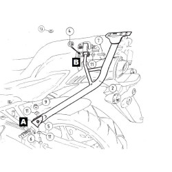 Stelaż Hepco&Becker Alurack do Yamaha FZ 6 Fazer S2 [2007-2010]