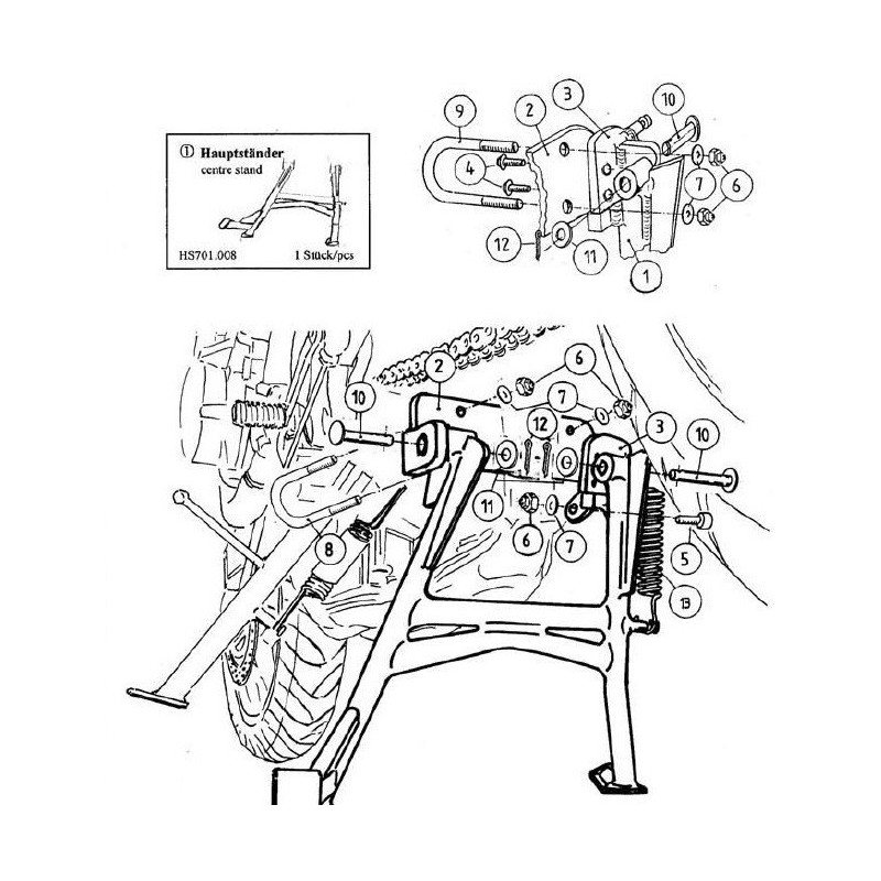 Centralka Hepco&Becker do Honda CB 600 F Hornet [2003-2006]