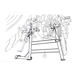 Centralka Hepco&Becker do Yamaha FZ 6 / Fazer [2004-2006], Yamaha FZS 600 / S Fazer [2000-2004]