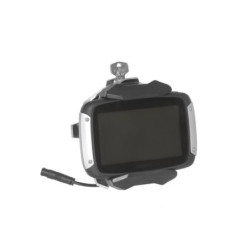 Uchwyt na kierownicę motocykla TomTom Rider 40/400/410/450/550, zamykany, anodowany na czarno