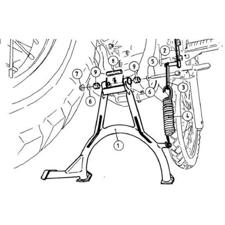 Centralka Hepco&Becker do Yamaha XT 660 R/X [2004-2006], Yamaha XT 660 R/X [2007-]