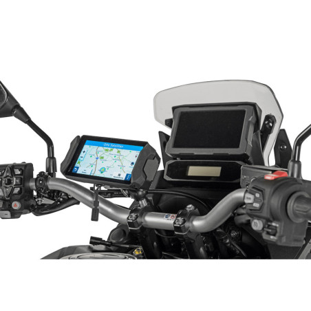 Uchwyt na kierownicę do nawigacji Garmin Zumo XT - zamykany- , czarny