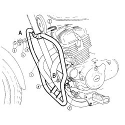 Gmole Hepco&Becker do Honda CA 125 Rebel [1995-2001]