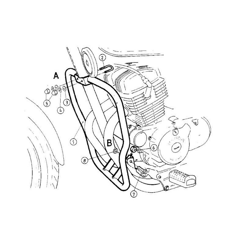 Gmole Hepco&Becker do Honda CA 125 Rebel [1995-2001]