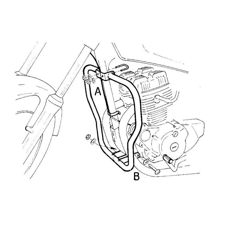 Gmole Hepco&Becker do Honda CB Two-Fifty [1996-1999]