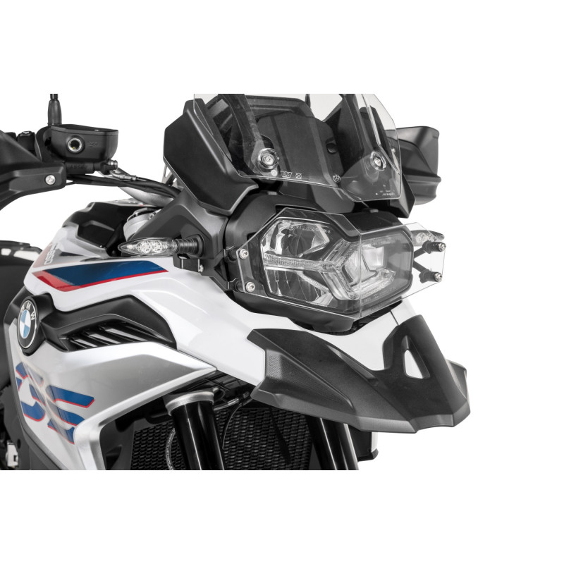 Osłona reflektora Makrolon z zapięciem na szybkozłączki do BMW F850GS / F800GS (2024-)/ F750GS - TYLKO DO UŻYTKU W TERENIE-