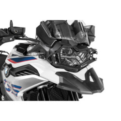 Osłona reflektora ze stali nierdzewnej w kolorze czarnym z szybkim zapięciem do BMW F850GS / F800GS (2024-) / F750GS - TYLKO DO