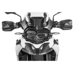 Osłona reflektora ze stali nierdzewnej w kolorze czarnym z szybkim zapięciem do BMW F850GS / F800GS (2024-) / F750GS - TYLKO DO