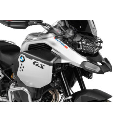 Osłona reflektora ze stali nierdzewnej w kolorze czarnym z szybkim zapięciem do BMW F900GS Adventure/ F850GS Adventure - TYLKO