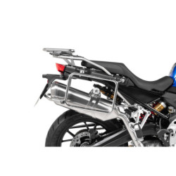 Stelaż kufrów bocznych ze stali nierdzewnej, srebrny do BMW F900GS Adventure, F850GS/ Adventure, F800GS(2024-), F750GS