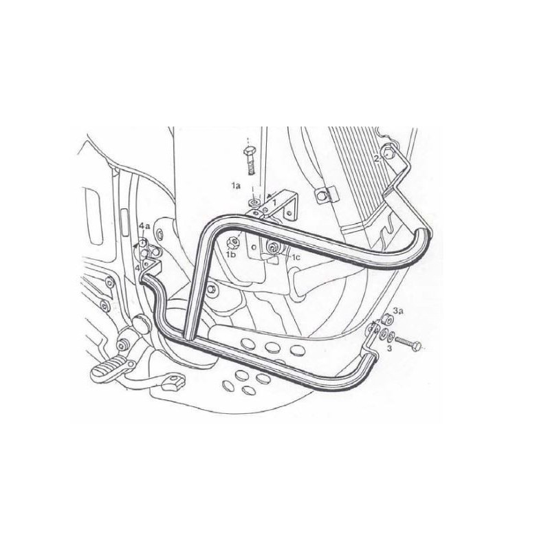 Gmole Hepco&Becker do Honda Africa Twin XRV 650 [1988-1990], Honda Africa Twin XRV 750 [1990-1992]