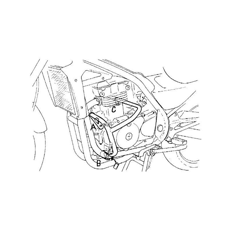 Gmole Hepco&Becker do Kawasaki ER-5 [1997-2000], ER-5 [2001-2006]