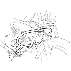 Gmole Hepco&Becker do Suzuki VL125 Intruder [1999-2007], VL250 LC Intruder [2000-2001]