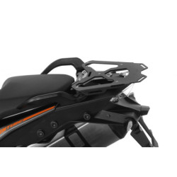 Bagażnik aluminiowy/ze stali nierdzewnej "czarny" do KTM 1050 Adventure/ 1090 Adventure/ 1290 Super Adventure/ 1190 Adventure(R