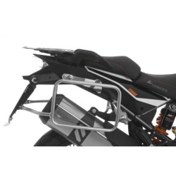 Stelaże kufrów ze stali nierdzewnej, srebrne do KTM 1050 Adventure/ 1090 Adventure/ 1290 Super Adventure/ 1190 Adventure/ 1190