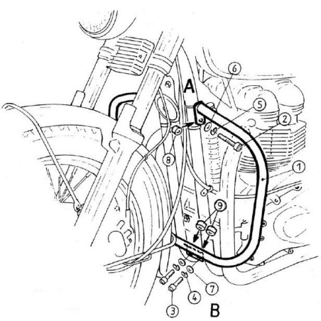 Gmole Hepco&Becker do Triumph Thruxton
