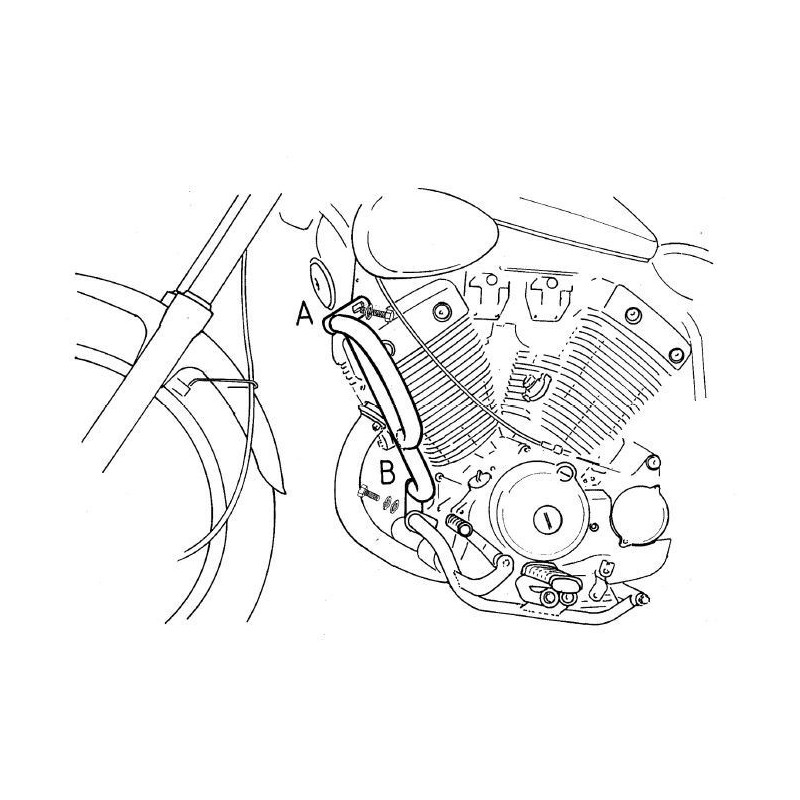 Gmole Hepco&Becker do Yamaha XV 535 / S Virago[1988-1998], XV 535 / S Virago[1999-2003]