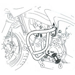 Gmole Hepco&Becker do Yamaha FZ 6 / Fazer [2004-2006], Yamaha FZ 6 / Fazer [2007-2009], Yamaha FZ 6 Fazer S2 [2007-2010]