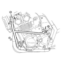 Gmole Hepco&Becker do Yamaha FZS 600 / S Fazer [1998-1999], Yamaha FZS 600 / S Fazer [2000-2004]