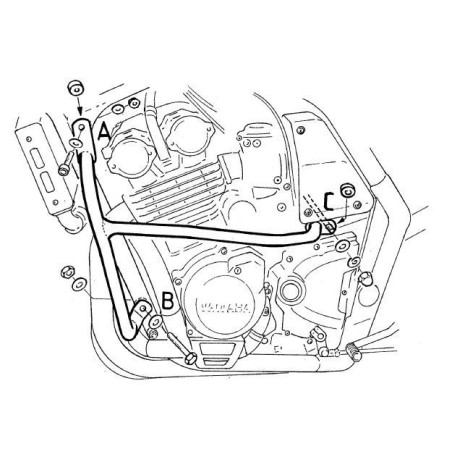 Gmole Hepco&Becker do Yamaha FZS 600 / S Fazer [1998-1999], Yamaha FZS 600 / S Fazer [2000-2004]