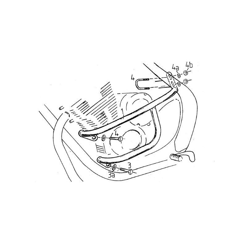 Gmole Hepco&Becker do Yamaha XJ 600 S/N Diversion [1991-1995], XJ 600 S/N Diversion [1996-2003]