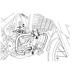 Gmole Hepco&Becker do Yamaha XT 660 R/X [2004-2006], Yamaha XT 660 R/X [2007-]