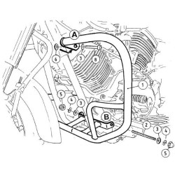 Gmole Hepco&Becker do Yamaha XVS 1100 Drag Star [1999-2002]