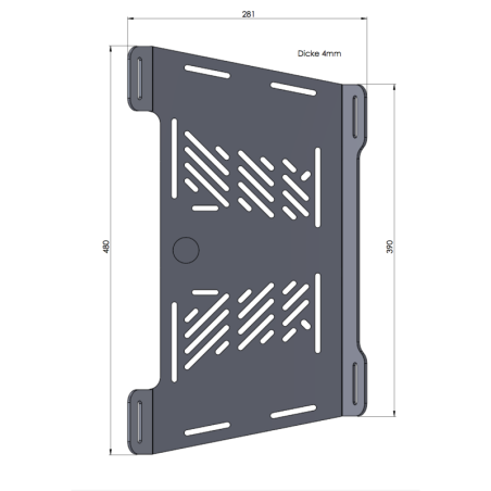Poszerzenie bagażnika Hepco&Becker do Honda XL 600 V Transalp [1987-2000], NX 650 [1995-2002], SLR 650 [1997-1999]