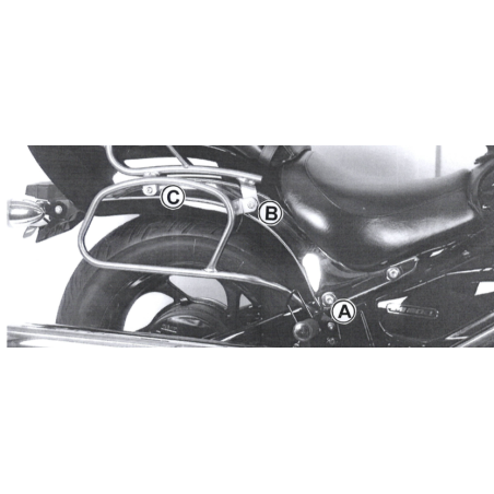 Stelaż pod sakwy skórzane Hepco&Becker do Suzuki M 800 Intruder [2005-2009]