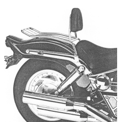 Bagażnik z oparciem Hepco&Becker do Suzuki VZ 800 Marauder [1996-2003]