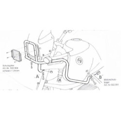 Gmole Hepco&Becker do BMW R 850 GS [1998-2000], BMW R 1100 GS [1994-1999] - górne