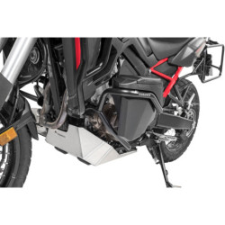 Skrzynka narzędziowa z kompletem gmoli dolnych DCT - czarne, stal nierdzewna do Hondy CRF1100L Africa Twin / CRF1100L Adventure