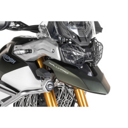 Osłona reflektora czarna z szybkim zapięciem do Triumph Tiger 900 Rally - TYLKO DO UŻYTKU POZA DROGĄ-