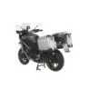 System kufrów bocznych ZEGA Pro aluminiowy 31/31 litrów ze stelażem ze stali nierdzewnej w kolorze czarnym do motocykla Yamaha
