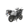 System kufrów bocznych ZEGA Pro aluminiowy 31/31 litrów ze stelażem ze stali nierdzewnej w kolorze czarnym do motocykla Yamaha
