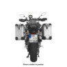 System aluminiowych kufrów ZEGA Pro "And-S" 31/31 litrów ze stelażem ze stali nierdzewnej w kolorze czarnym do motocykla Yamaha