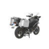 System aluminiowych kufrów ZEGA Pro "And-S" 31/31 litrów ze stelażem ze stali nierdzewnej w kolorze czarnym do motocykla Yamaha