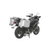 System aluminiowych kufrów ZEGA Pro "And-S" 38/38 litrów ze stelażem ze stali nierdzewnej w kolorze czarnym do motocykla Yamaha