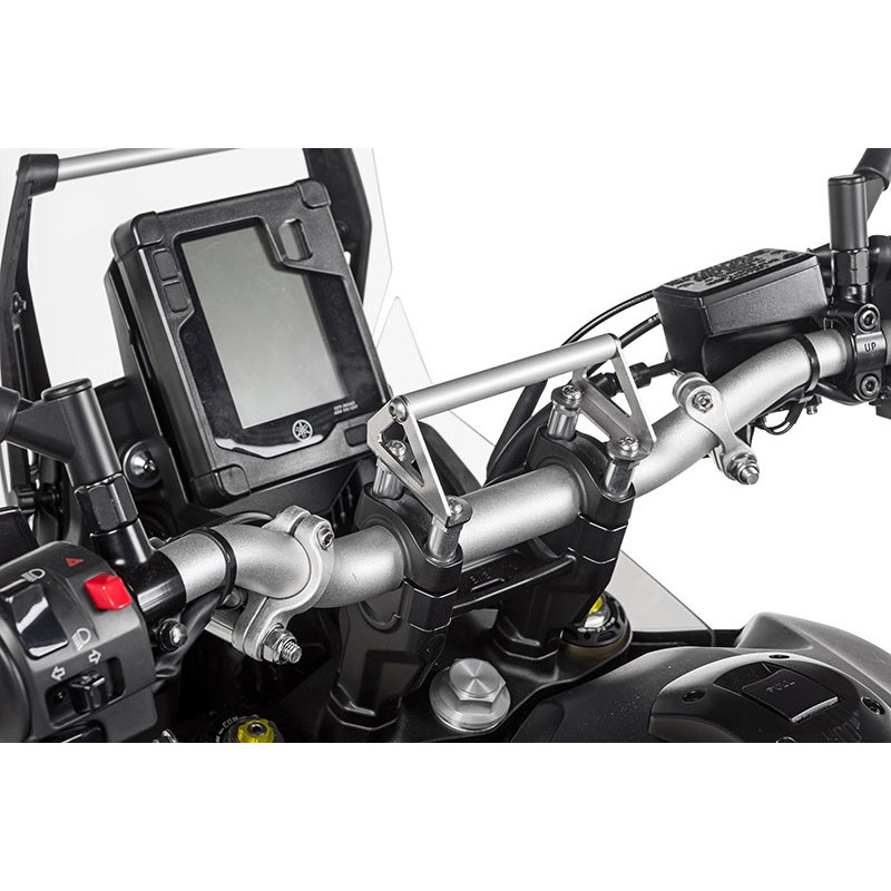Adapter uchwytu GPS na kierownicę ze śrubami do podwyższeń kierownicy 20 mm Yamaha Ténéré 700 / World Raid, do systemów nawigac
