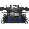 Zestaw pomocniczych reflektorów LED przeciwmgielne prawe/drogowe lewe do BMW R1200GS Adventure od 2014, czarne