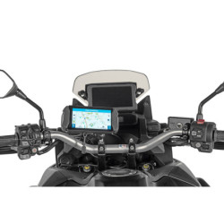 Uchwyt na kierownicę do nawigacji Garmin Zumo XT - zamykany- , czarny