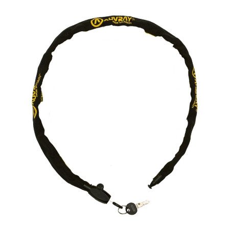 AUVRAY K-BLOC 90 łańcuch z zamkiem - długość 90cm, średnica 4mm CZARNY