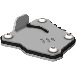 CROSSPRO NOWOŚĆ POSZERZENIE STOPKI BOCZNEJ BMW F 750 GS '16-'20, F 850 GS '16-'22 KOLOR SREBRNY/CZARNY