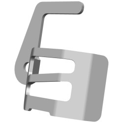 CROSSPRO NOWOŚĆ OSŁONA TYLNEGO ZBIORNICZKA/ZBIORNIKA NA PŁYN HAMULCOWY YAMAHA XTZ 690 TENERE 700 '20- KOLOR SREBRNY (STAL NIERDZ