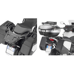 GIVI STELAŻ KUFRA CENTRALNEGO Z ALUMINIOWĄ PŁYTĄ MONOKEY - HONDA NT1100 (22   25)